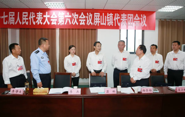 县领导看望县人大代表_泗县人民政府