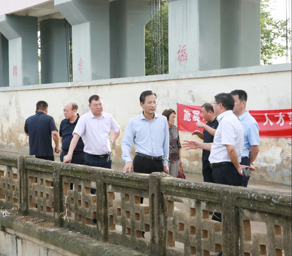 张志强带队调研城区积水排水工作_泗县人民政府