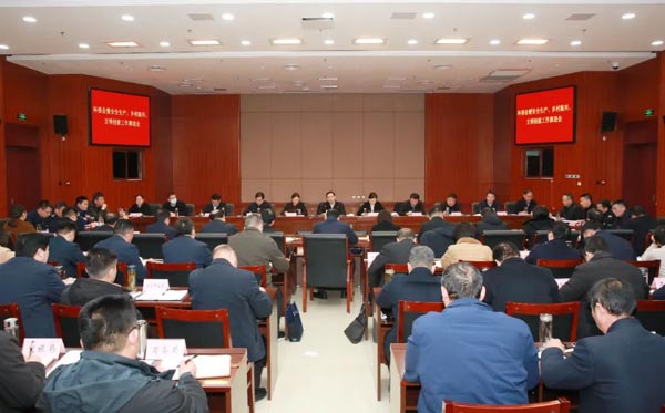 县环委会暨安全生产、乡村振兴、文明创建工作推进会召开